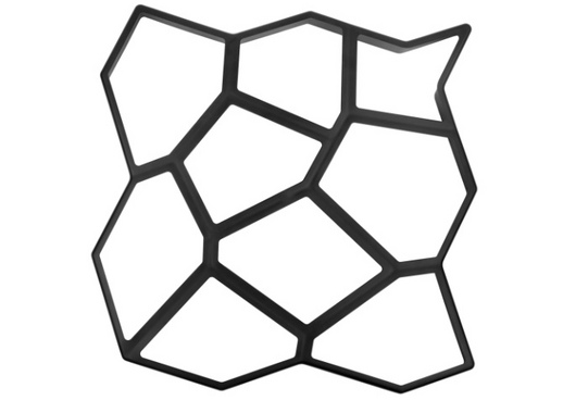 Форма для отливки садовых дорожек 50x50x6 см